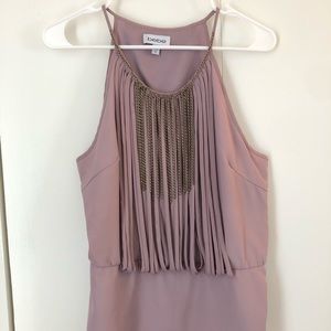 Tank top with chain detail